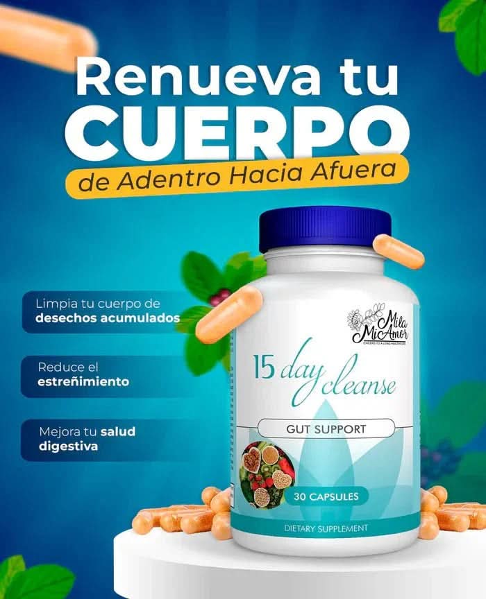15 Days Cleanse – Adiós a la hinchazón y estreñimiento en solo 15 días. - Amya Chile