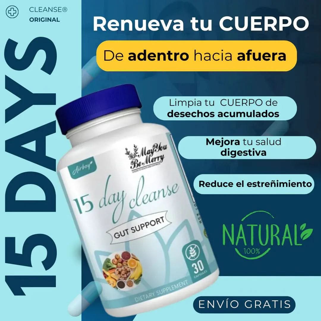 15 Days Cleanse – Adiós a la hinchazón y estreñimiento en solo 15 días. - Amya Chile