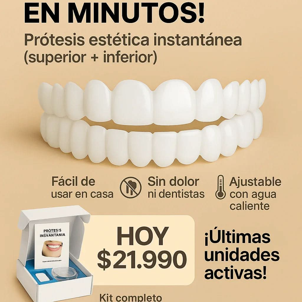 Carillas Dentales Instantáneas – Sonrisa Perfecta en Segundos - Amya Chile