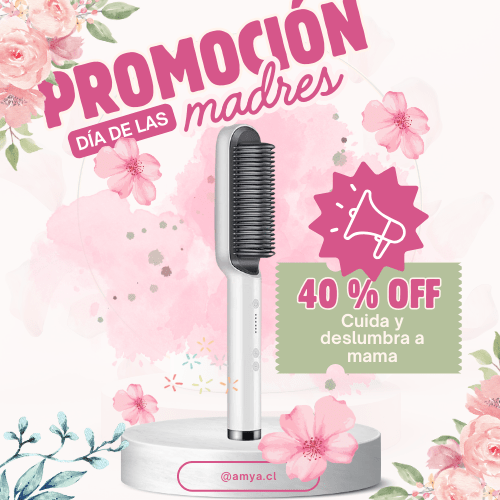 Cepillo Alisador Mágico – Cabello liso y brillante en solo 3 minutos, sin dañar tu pelo - Amya Chile