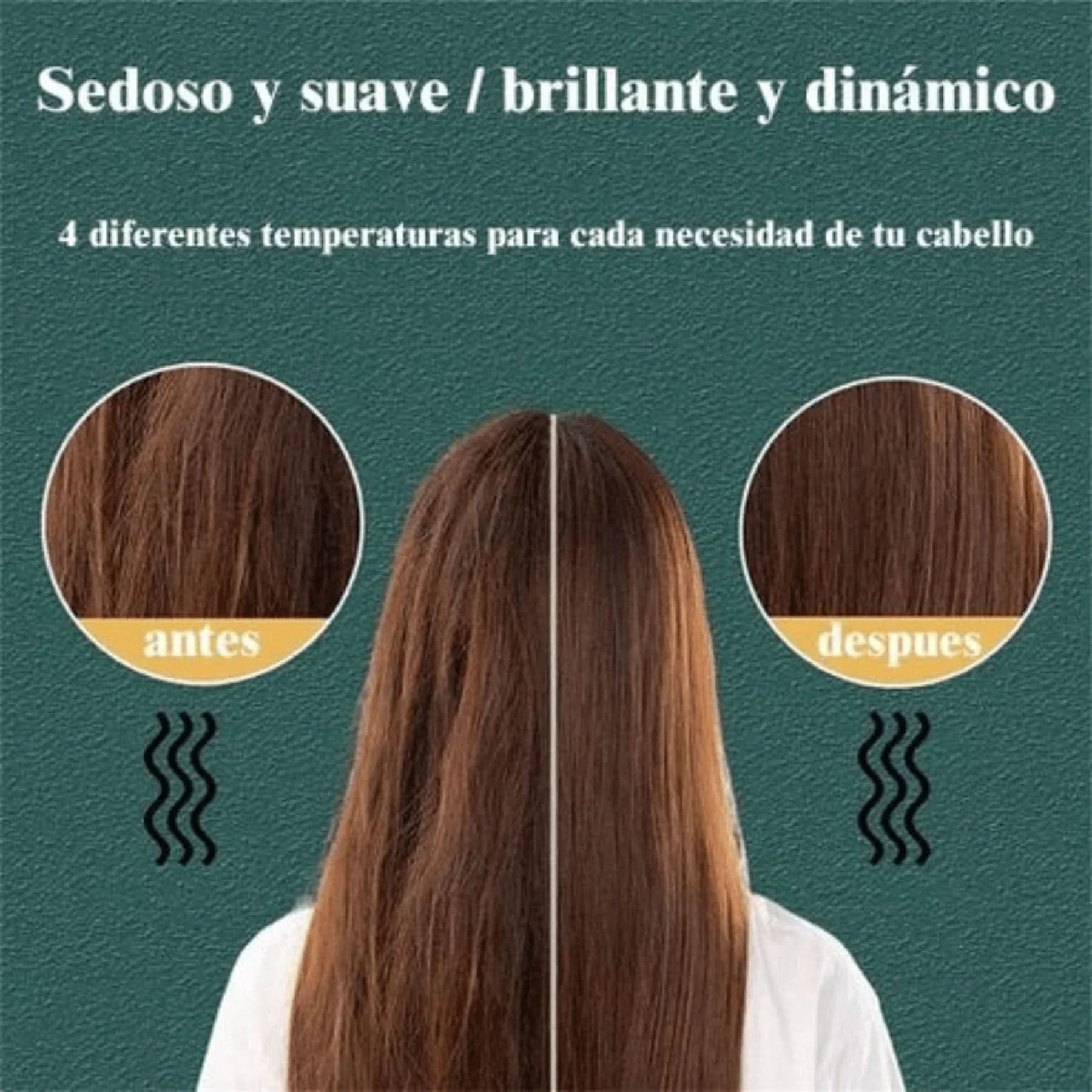Cepillo Alisador Mágico – Cabello liso y brillante en solo 3 minutos, sin dañar tu pelo - Amya Chile
