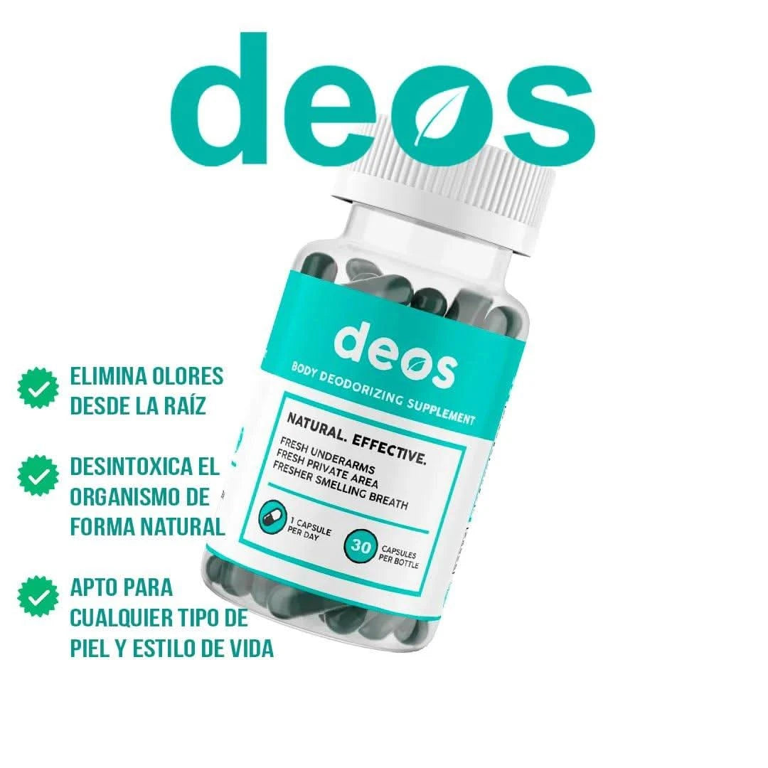 DEOS™ Desodorante Interno Natural – Frescura desde el interior - Amya Chile