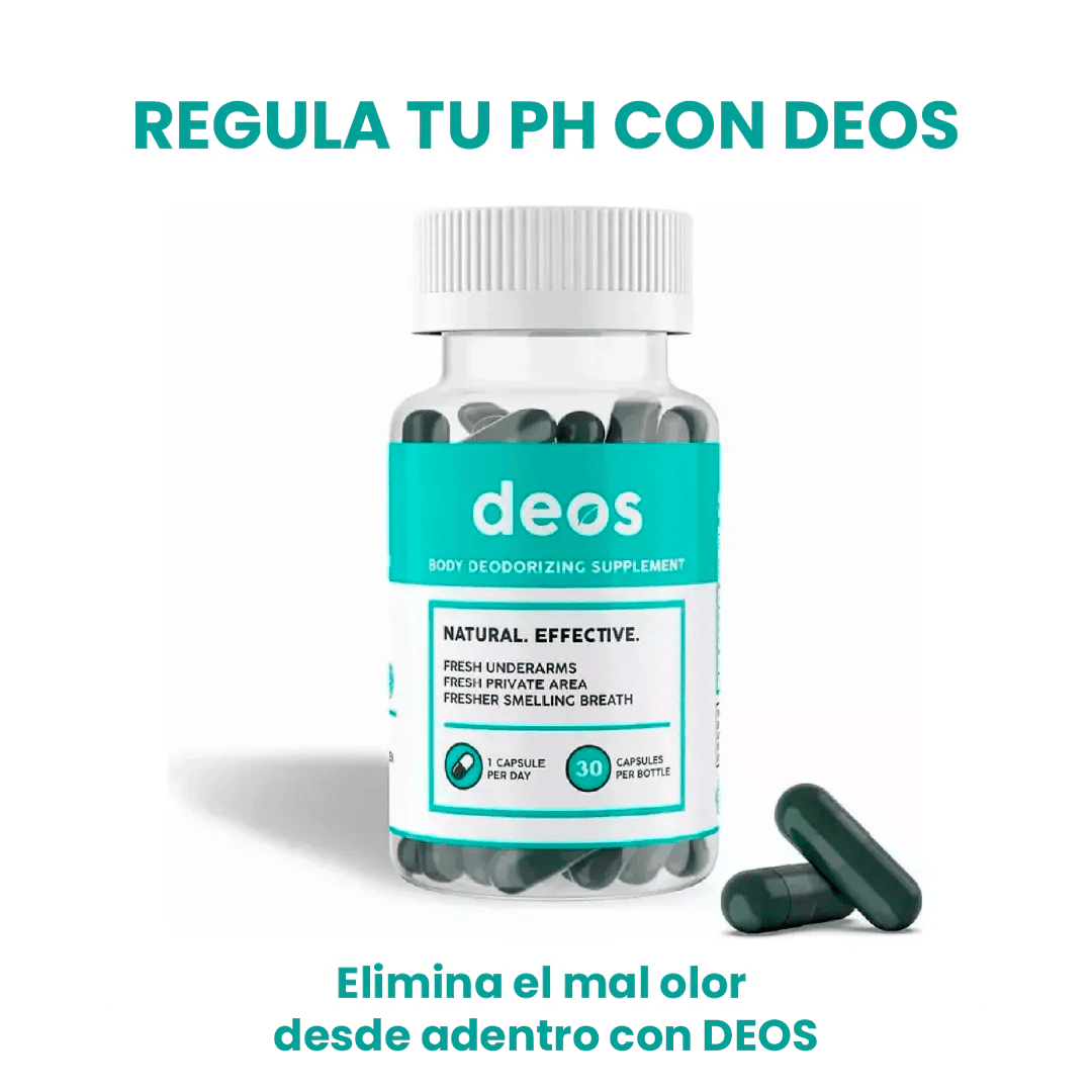 DEOS™ Desodorante Interno Natural – Frescura desde el interior - Amya Chile