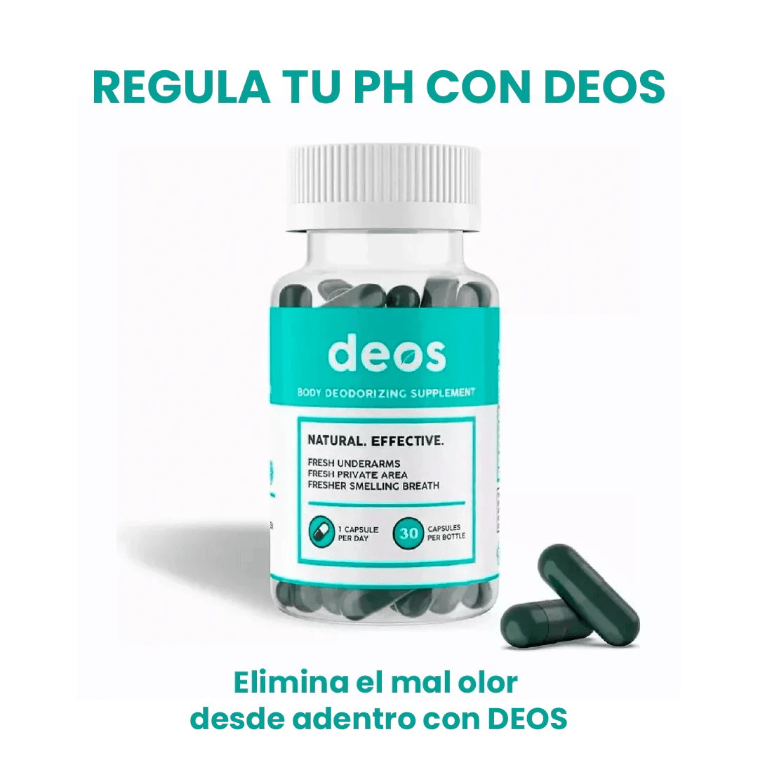 DEOS™ Desodorante Interno Natural – Frescura desde el interior - Amya Chile