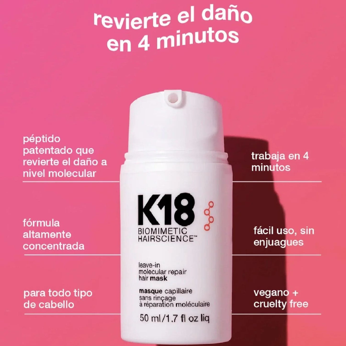 K18 MASCARILLA CAPILAR - Amya Chile