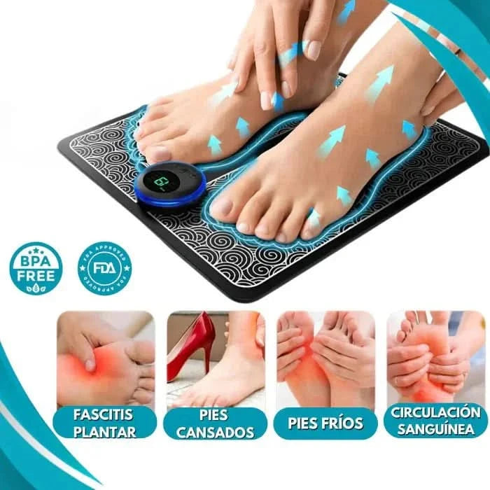 Masajeador Eléctrico de Pies EMS — Alivio Instantáneo y Relajación Profunda - Amya Chile