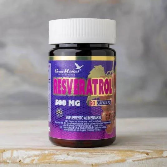 🔥 Resveratrol 100% Puro | El Antienvejecimiento Más Potente - Rejuvenece y Protege Tu Salud 🌿 - Amya Chile