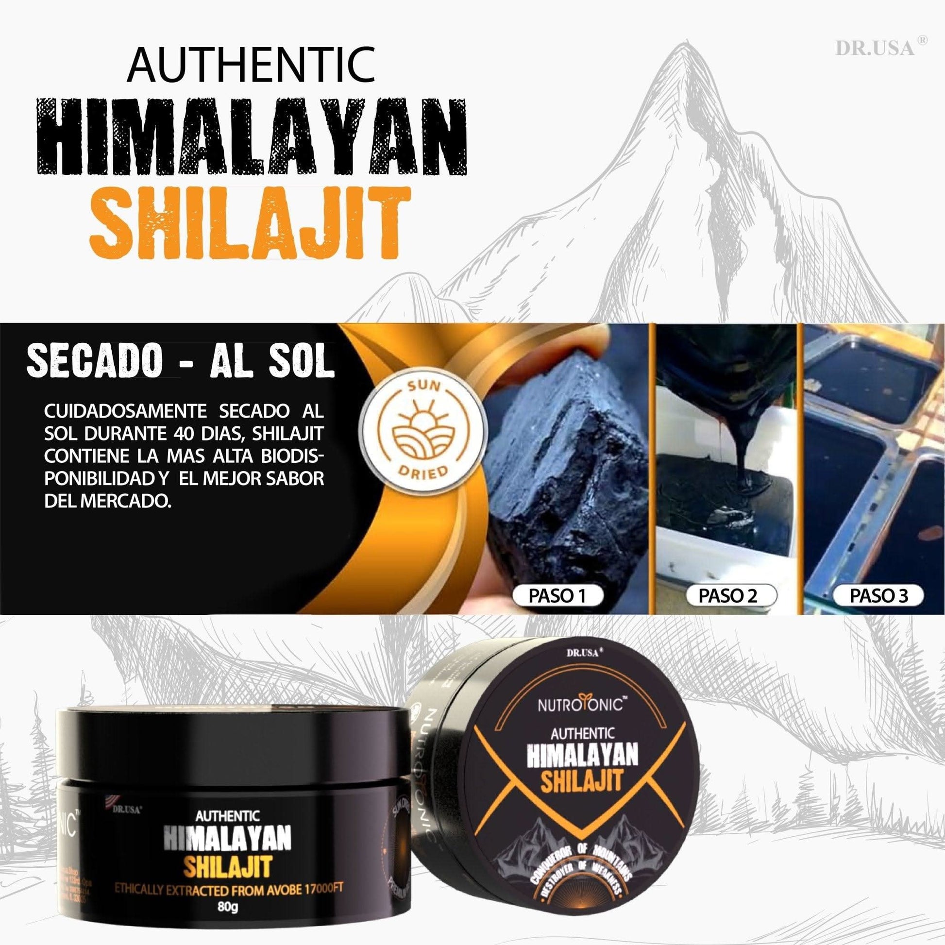 🌿 Shilajit Premium en Resina – Energía ancestral para tu día a día🌿 - Amya Chile