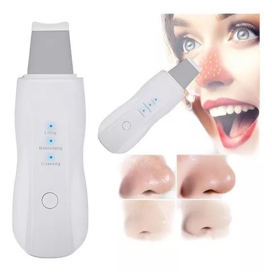 UltraSkin™ | Espátula Facial Ultrasónica Exfoliante 3 en 1 - Amya Chile