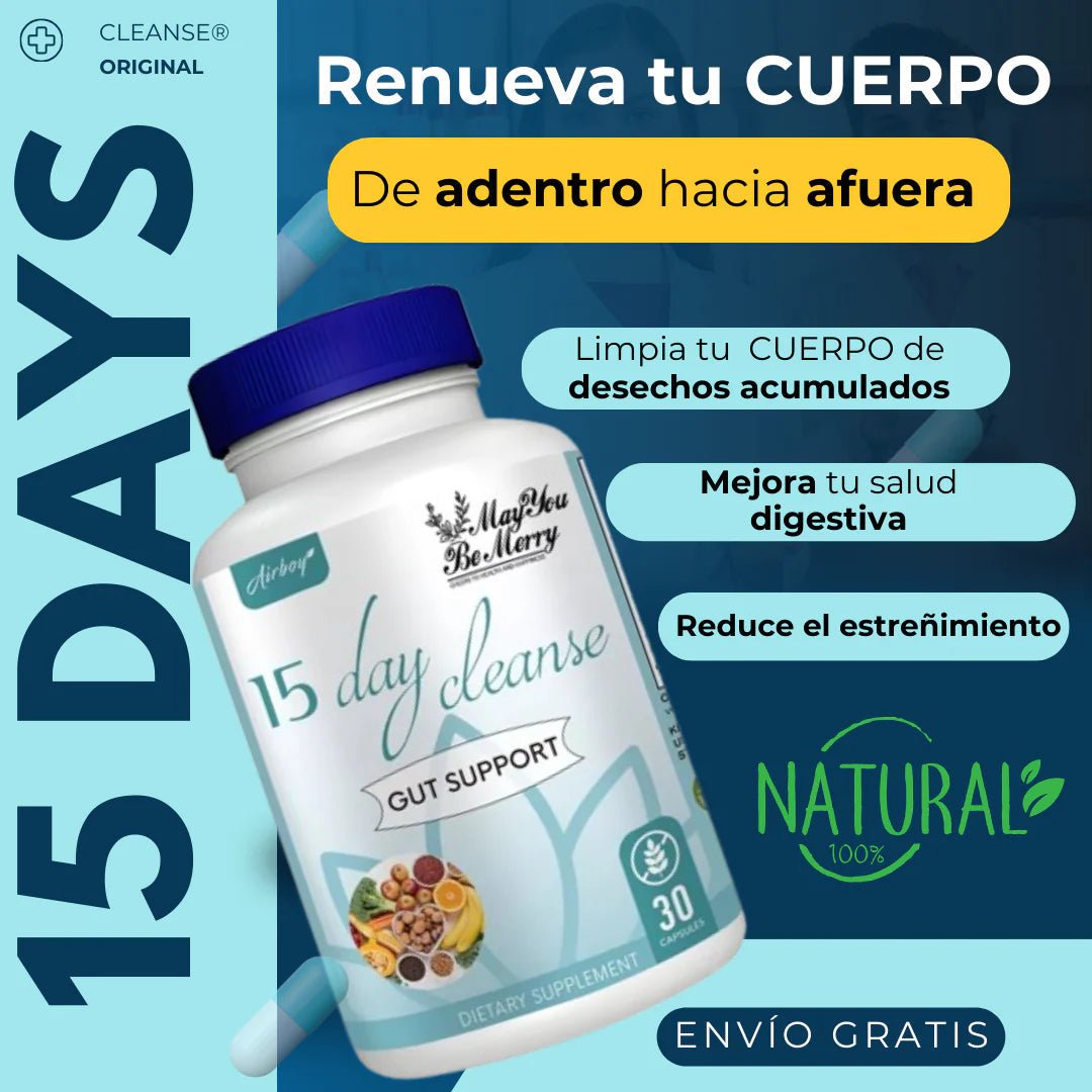 15 Days Cleanse – Adiós a la hinchazón y estreñimiento en solo 15 días. - Amya Chile