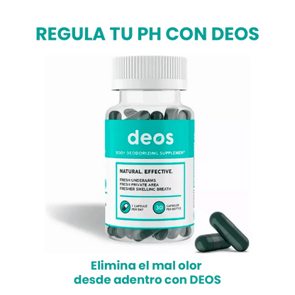 DEOS™ Desodorante Interno Natural – Frescura desde el interior - Amya Chile