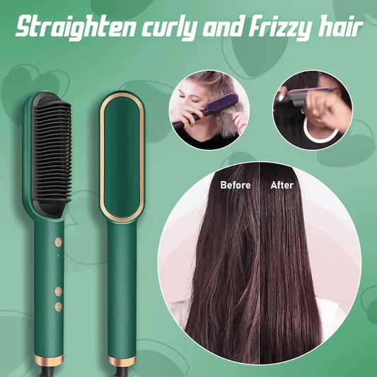 Cepillo Alisador Mágico – Cabello liso y brillante en solo 3 minutos, sin dañar tu pelo
