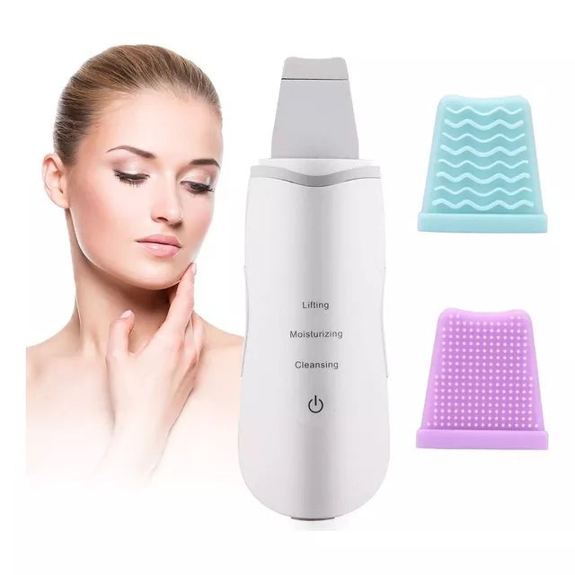 UltraSkin™ | Espátula Facial Ultrasónica Exfoliante 3 en 1 - Amya Chile